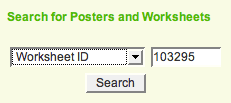 search poster